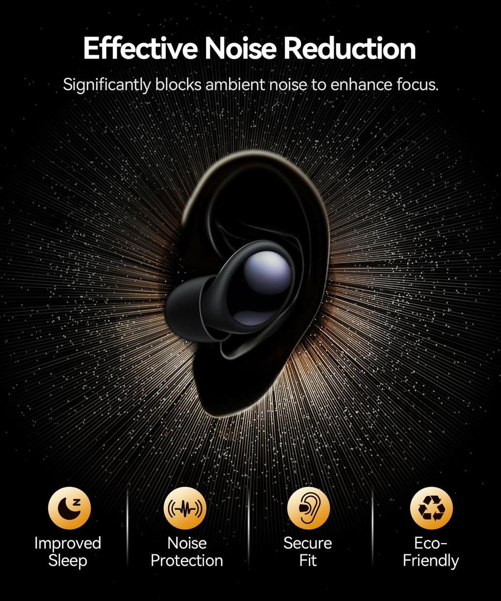 Ear Plugs for Sleeping 45dB Noise Cancelling Ear Plugs for Noise Reduction &