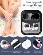 OPEN BOX - OOAMBB Collapsible Foot Spa with Heat, Bubble and Temp Control, Foot