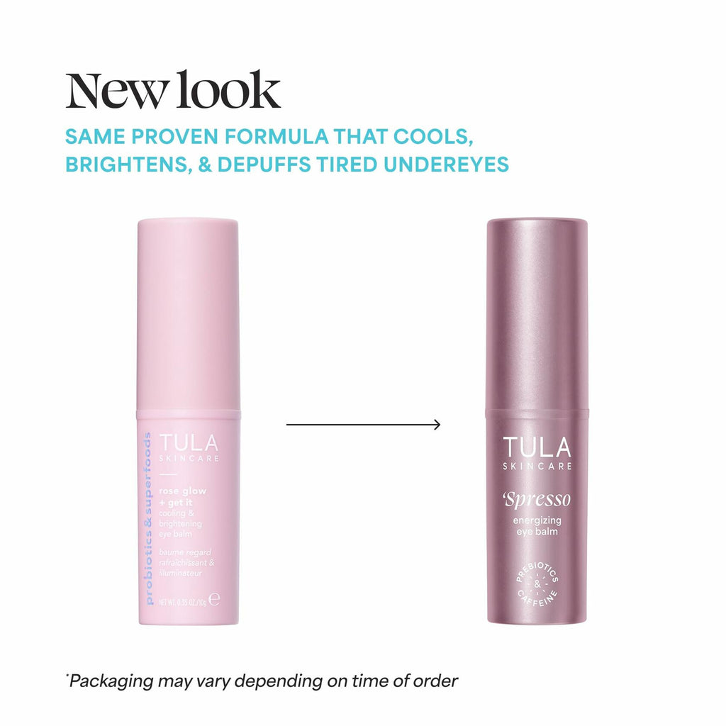 TULA Skin Care ‘Spresso Energizing Eye Balm, Rose Glow - Energizing & Hydrating