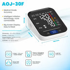 Blood Pressure Monitor - Automatic Blood Pressure Machine for Home Use - Large