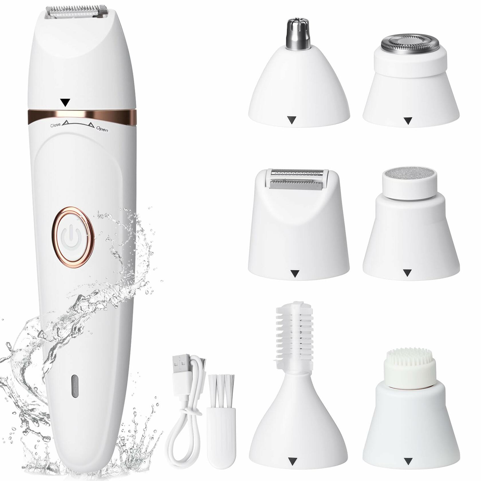 Facial Epilator for Women, Painless Electric Razors for Silk Skin, Portable