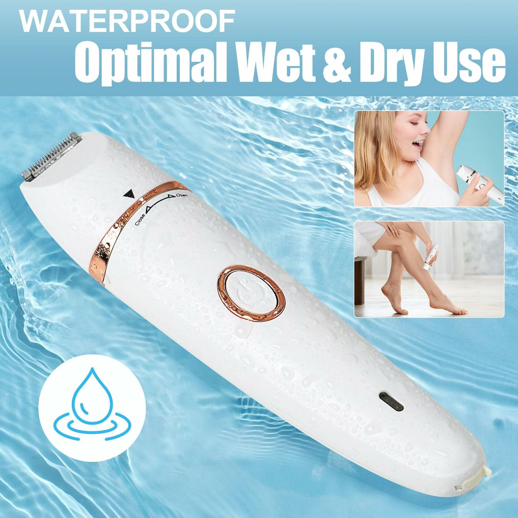 Facial Epilator for Women, Painless Electric Razors for Silk Skin, Portable