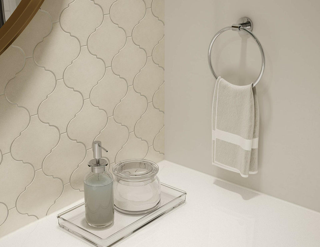 Symmons 673TR Identity Wall-Mounted Towel Ring in Polished Chrome