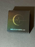 Milavan Ring 2.0 Smart Ring Fitness Tracker Size 9 BLACK