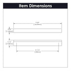 1 Pack Hickory Hardware Solid Core Kitchen Cabinet Pulls, Luxury Cabinet