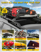 AUXMART Roof Rack Crossbars Fit for Ford Explorer 2020 2021 2022 2023 with Side