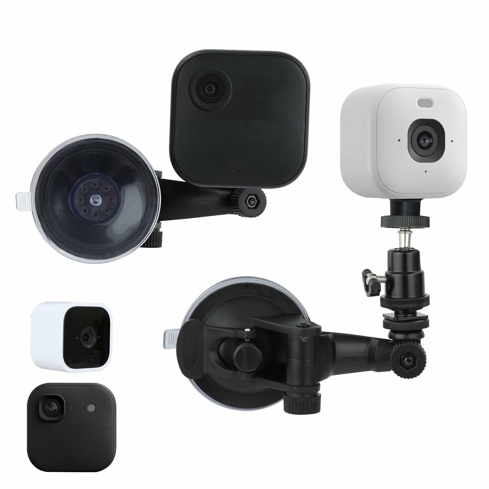Suction Cup Mount Compatible with Blink Outdoor 4, 3, 2K+, Blink Mini 2K+