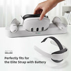 Smatree Charging Dock Compatible for Meta Quest 3S/Quest 3,Charge Controllers