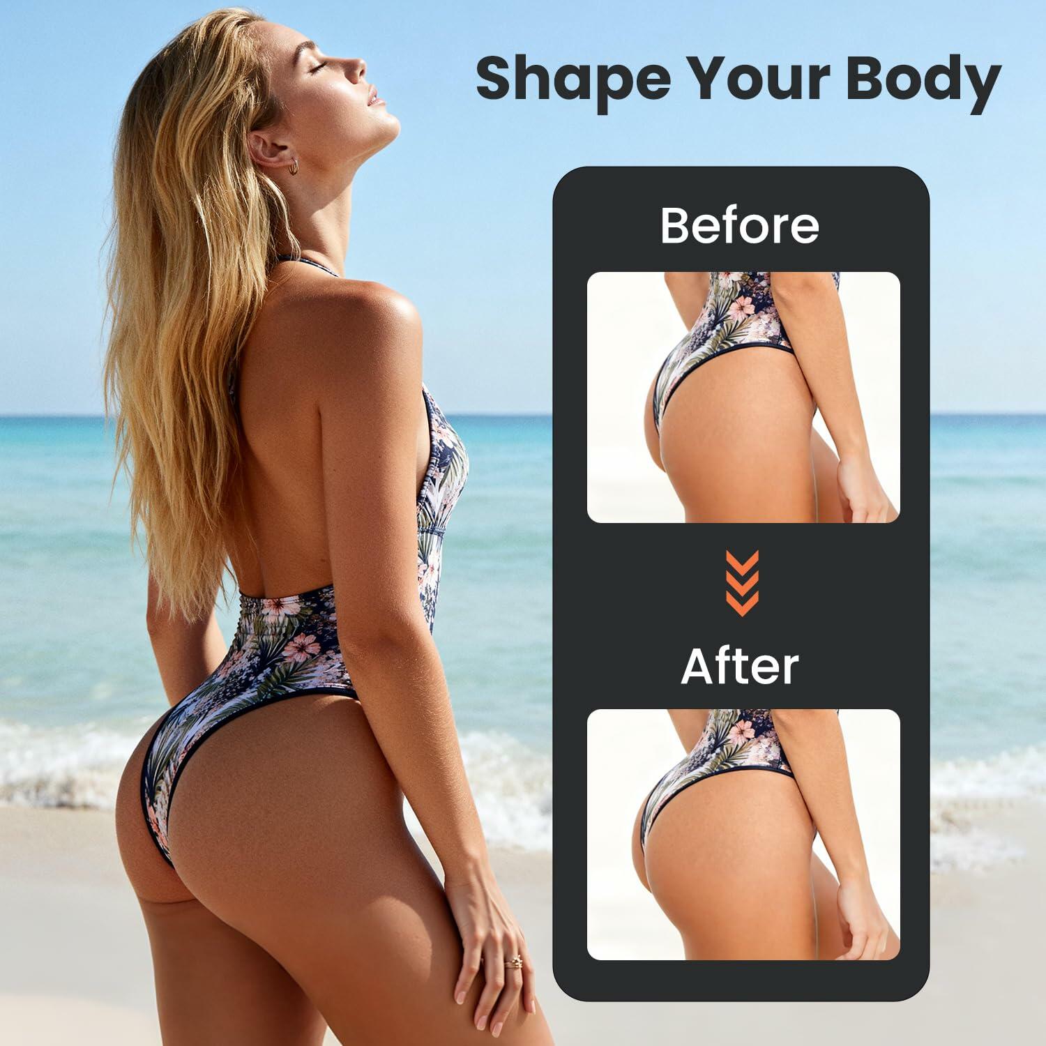 Hip Trainer Glute Abs Stimulator Belt, Butt Lifting Machine & Muscle Toner,
