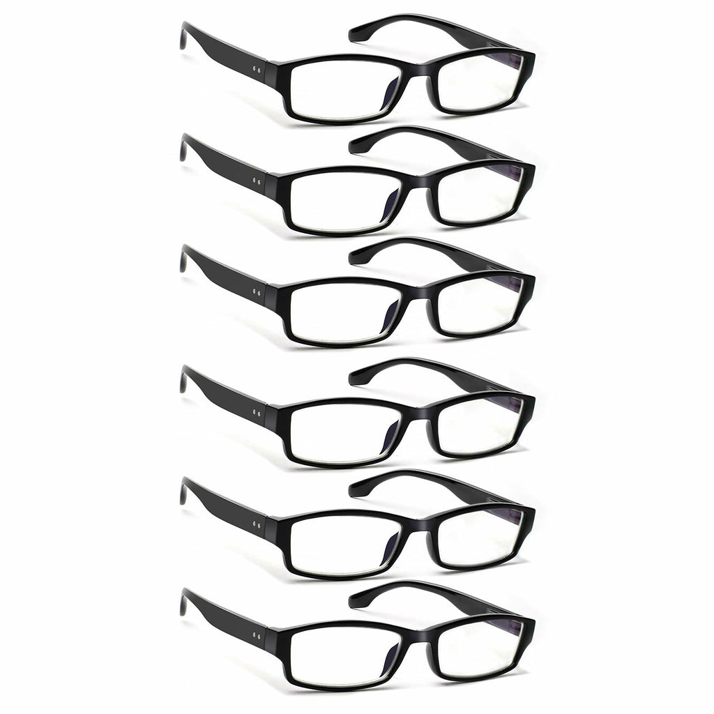 6 Pack JOSCHOO Computer Reading Glasses for Women and Men with Comfortable