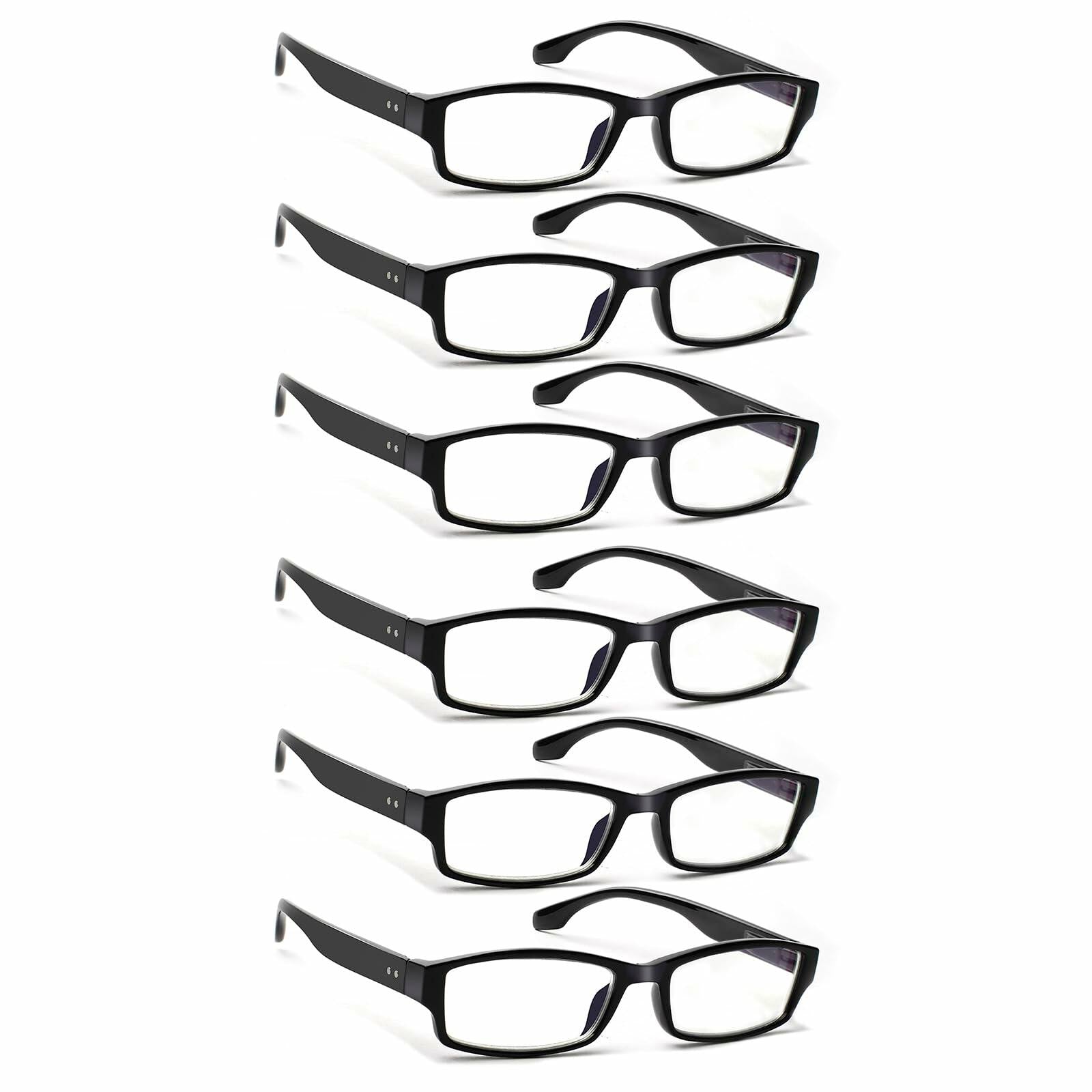 6 Pack JOSCHOO Computer Reading Glasses for Women and Men with Comfortable