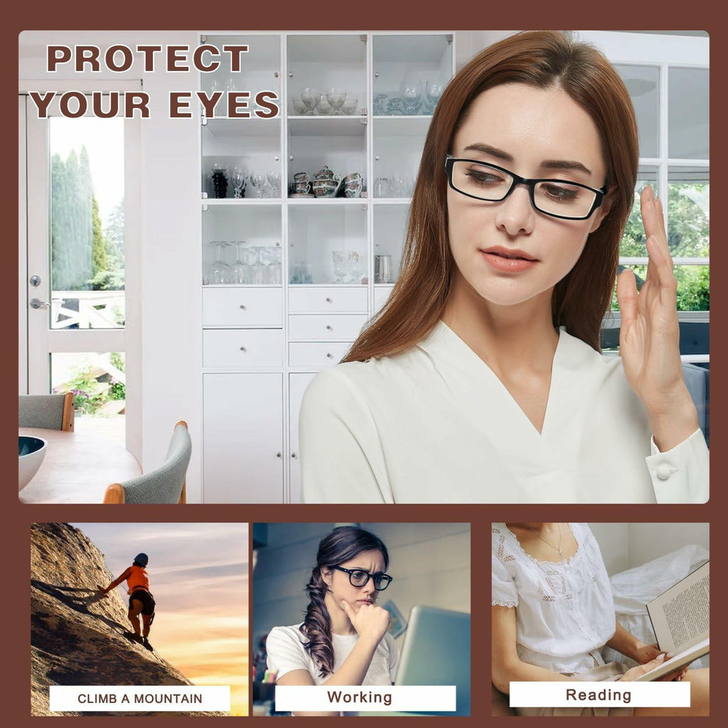 6 Pack JOSCHOO Computer Reading Glasses for Women and Men with Comfortable