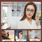 6 Pack JOSCHOO Computer Reading Glasses for Women and Men with Comfortable