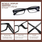 6 Pack JOSCHOO Computer Reading Glasses for Women and Men with Comfortable