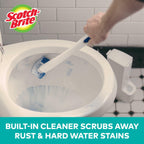 10 Count Scotch-Brite Disposable Toilet Scrubber Refills, Removes Rust & Hard