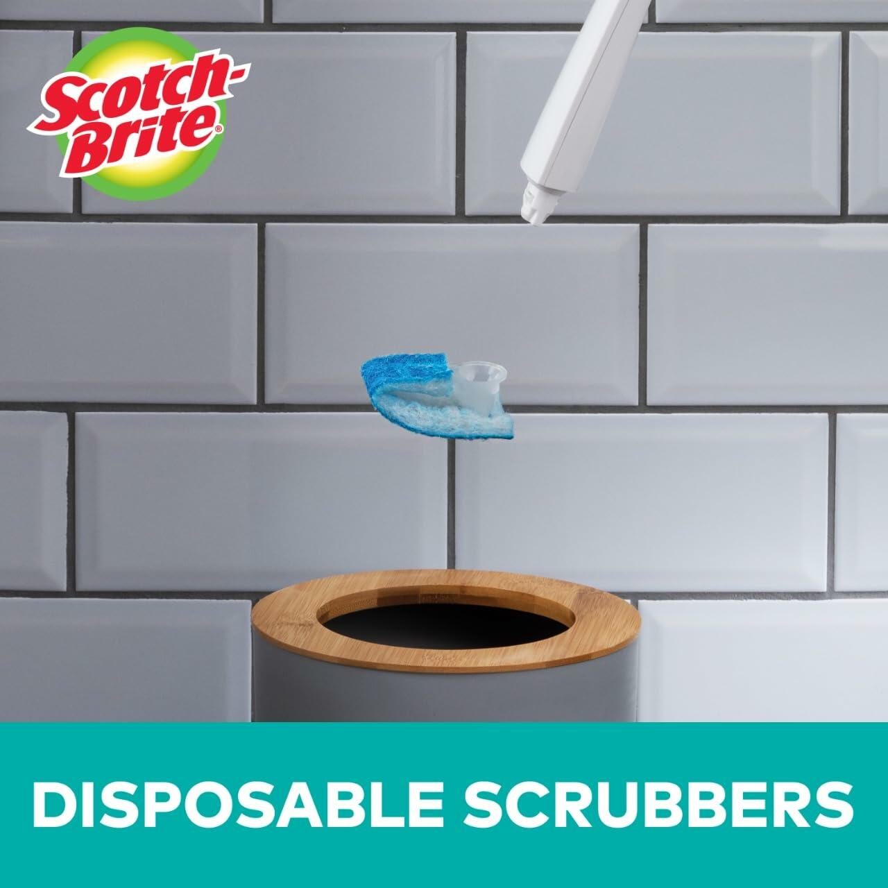 10 Count Scotch-Brite Disposable Toilet Scrubber Refills, Removes Rust & Hard