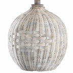 Collective Design L13867DSAM Rattan, Natural with Wash, White, Seagull Print