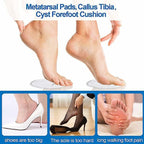 6 Pairs Heel Pads for Women - Non-Slip & Pain-Relief, Breathable Heel Grips &