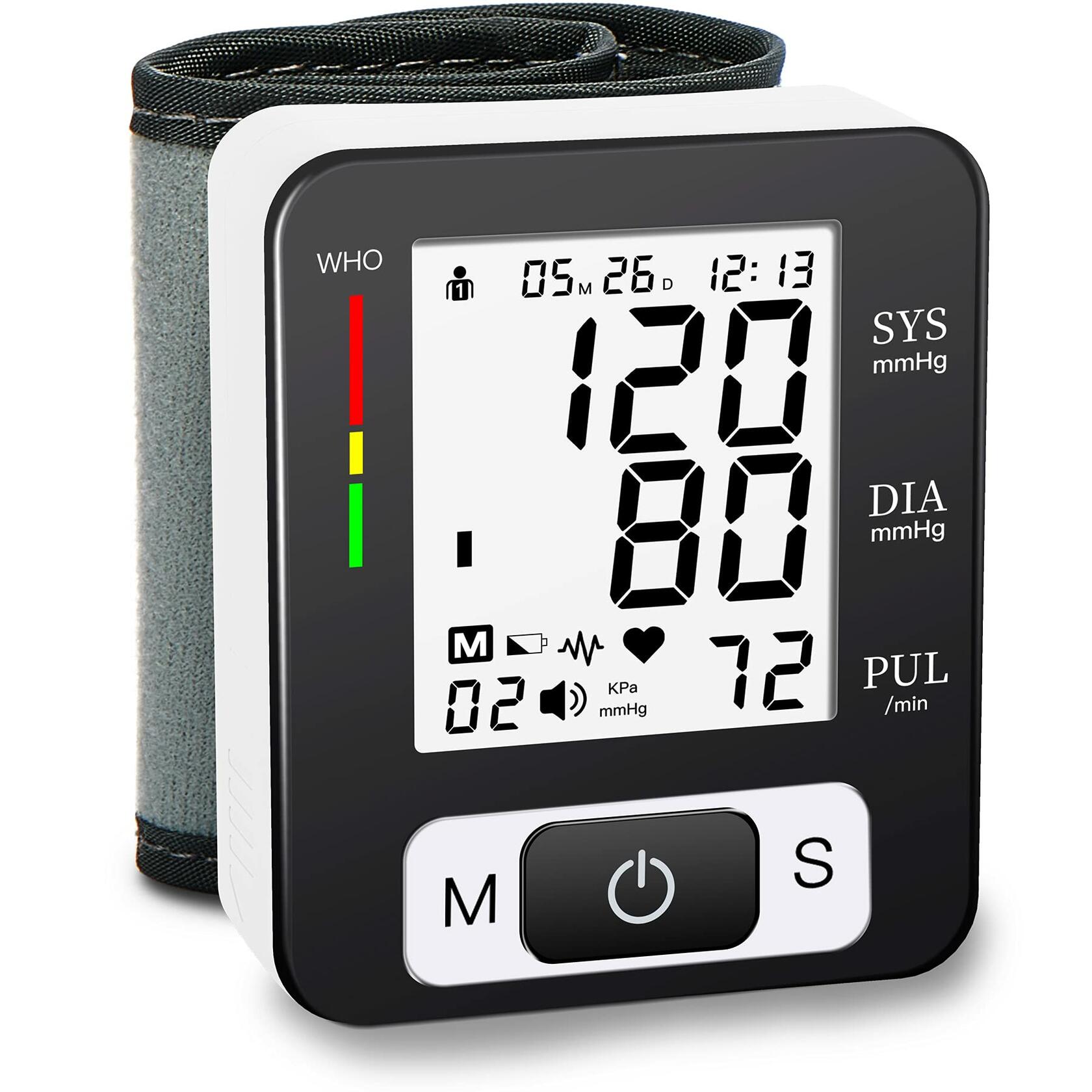 MMIZOO Digital Blood Pressure Monitors with Wristband for Home Use