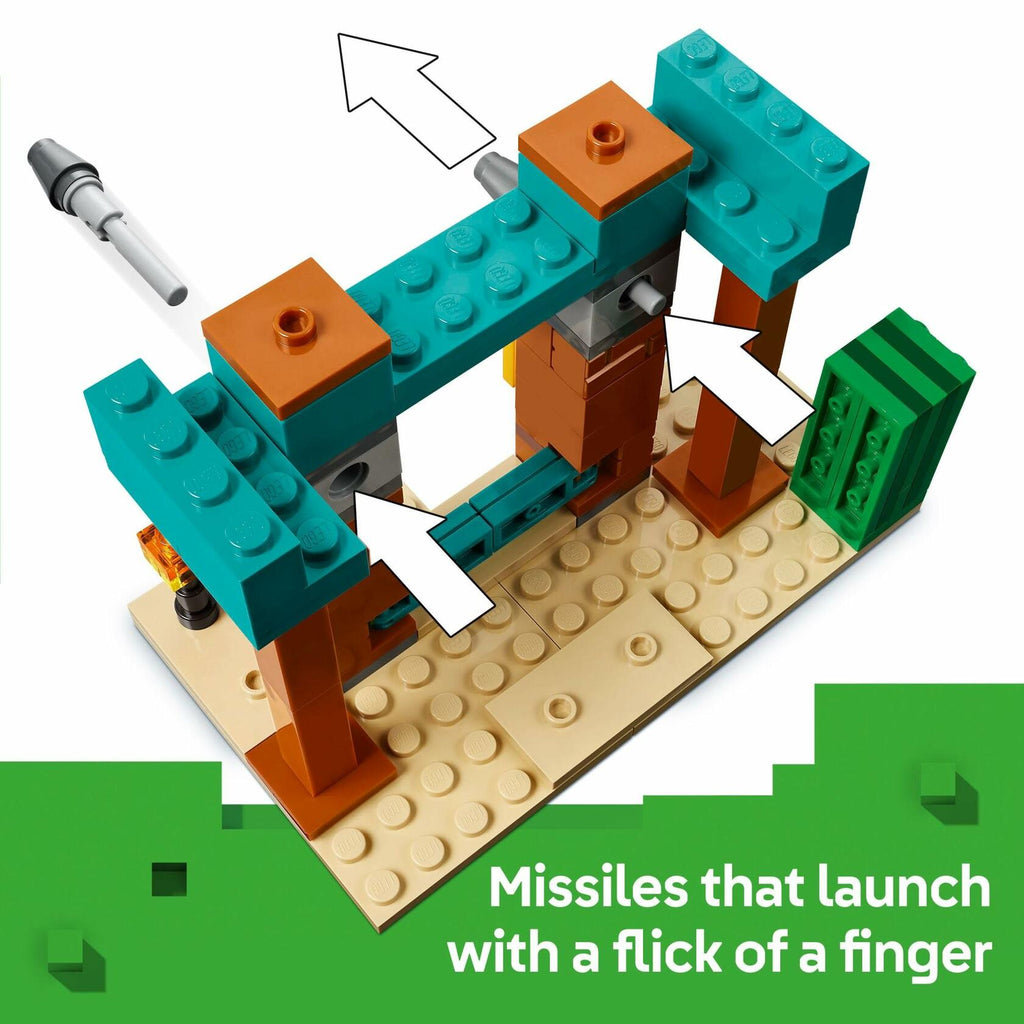 LEGO Minecraft The Illager Desert Patrol Toy Figures and Playset - Building