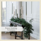 CG Hunter Holiday Collection Cedar Garland, Premium Artificial Indoor & Outdoor