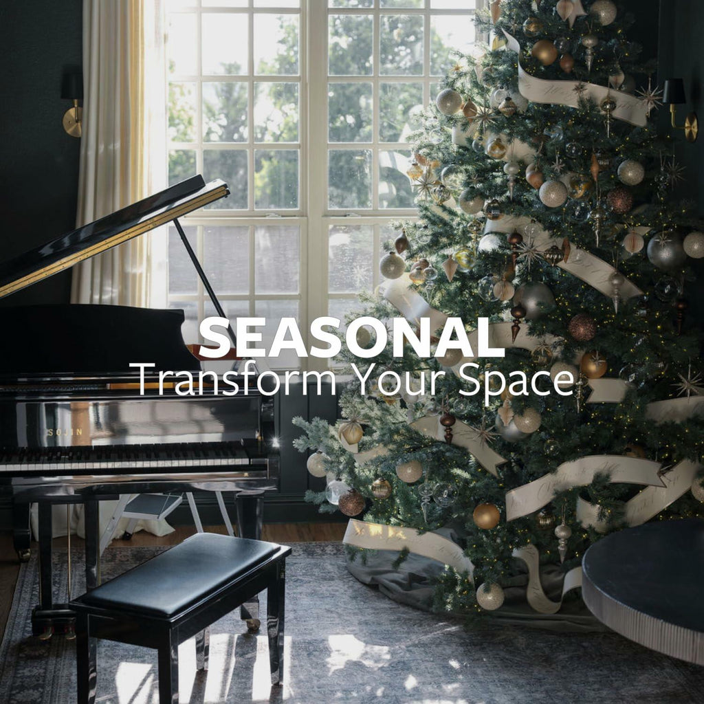 CG Hunter Holiday Collection Cedar Garland, Premium Artificial Indoor & Outdoor