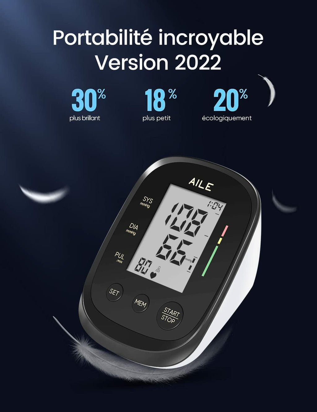 Blood Pressure Monitor,AILE Blood Pressure Machine Upper Arm Large