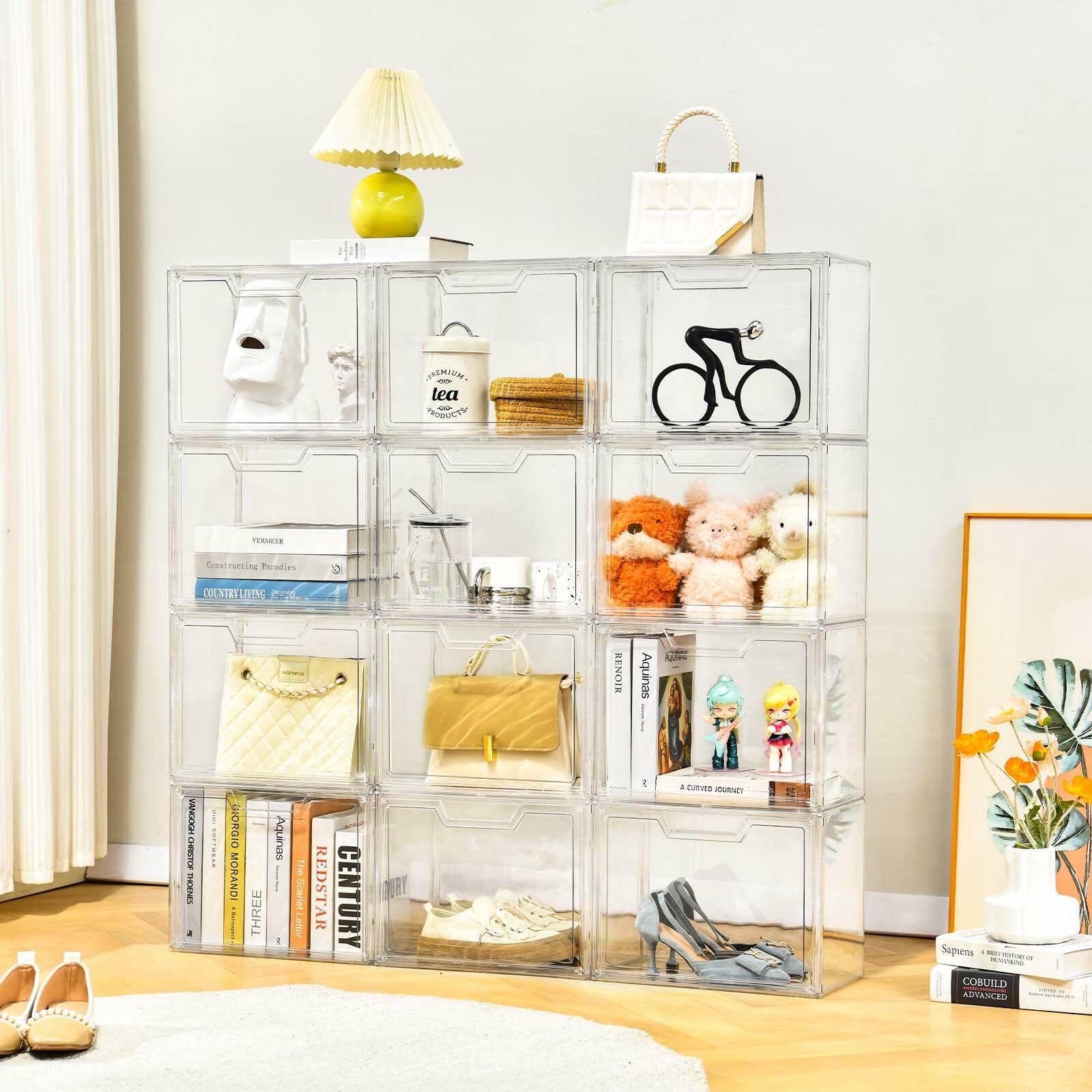 Purse Organizer for Closet,Clear Acrylic Display Case for Handbag Organizer,