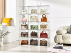 Purse Organizer for Closet,Clear Acrylic Display Case for Handbag Organizer,