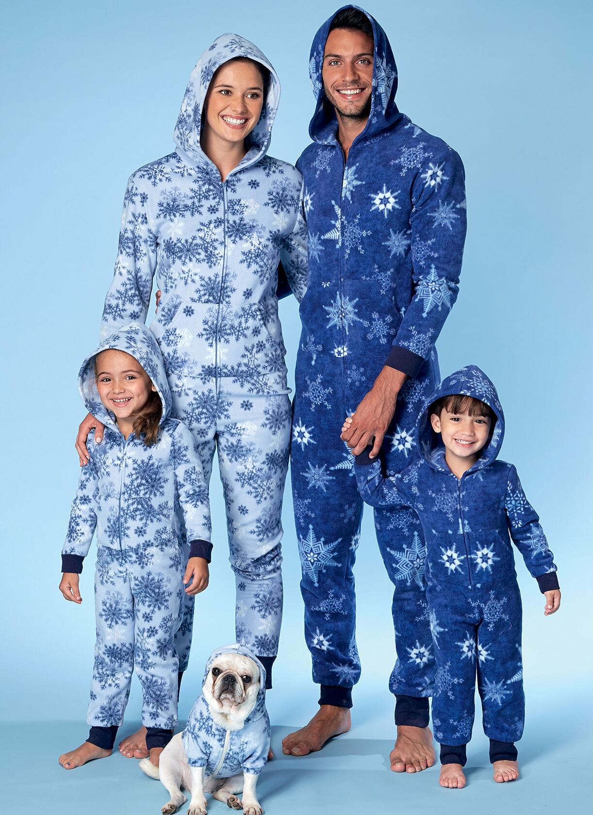 McCall Patterns Men's/Misses'/Boys'/Girls'/Children's Hooded Jumpsuits and Dog