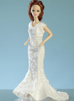 McCall's M7520 Gowns, Stole, Dresses, Coats & Hat for 11.5" Doll Sewing Pattern,