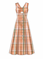McCall's M7949A5 Petite Women's Keyhole Dress Sewing Patterns, Sizes 6-14