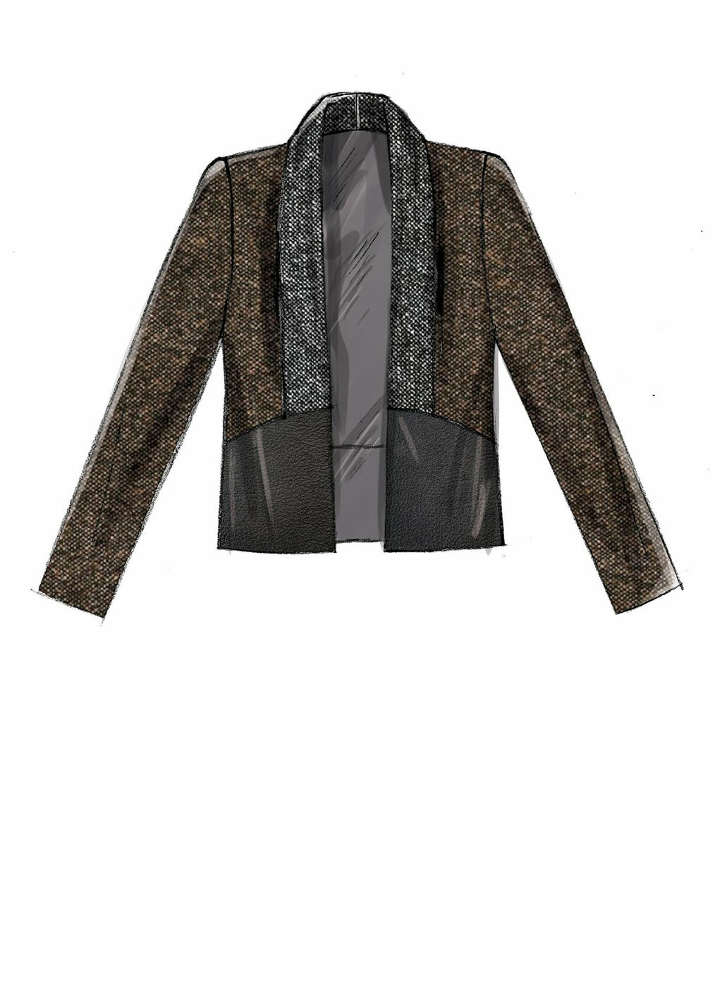 McCall's Patterns Misses' Shawl Collar Vest and Jackets Sewing Pattern, One Size