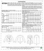 McCall Patterns Misses' Moto-Style Jacket and Vest