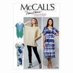 McCall Patterns Misses Loose-Fitting V-Neck Pullover Tunic and Dresses