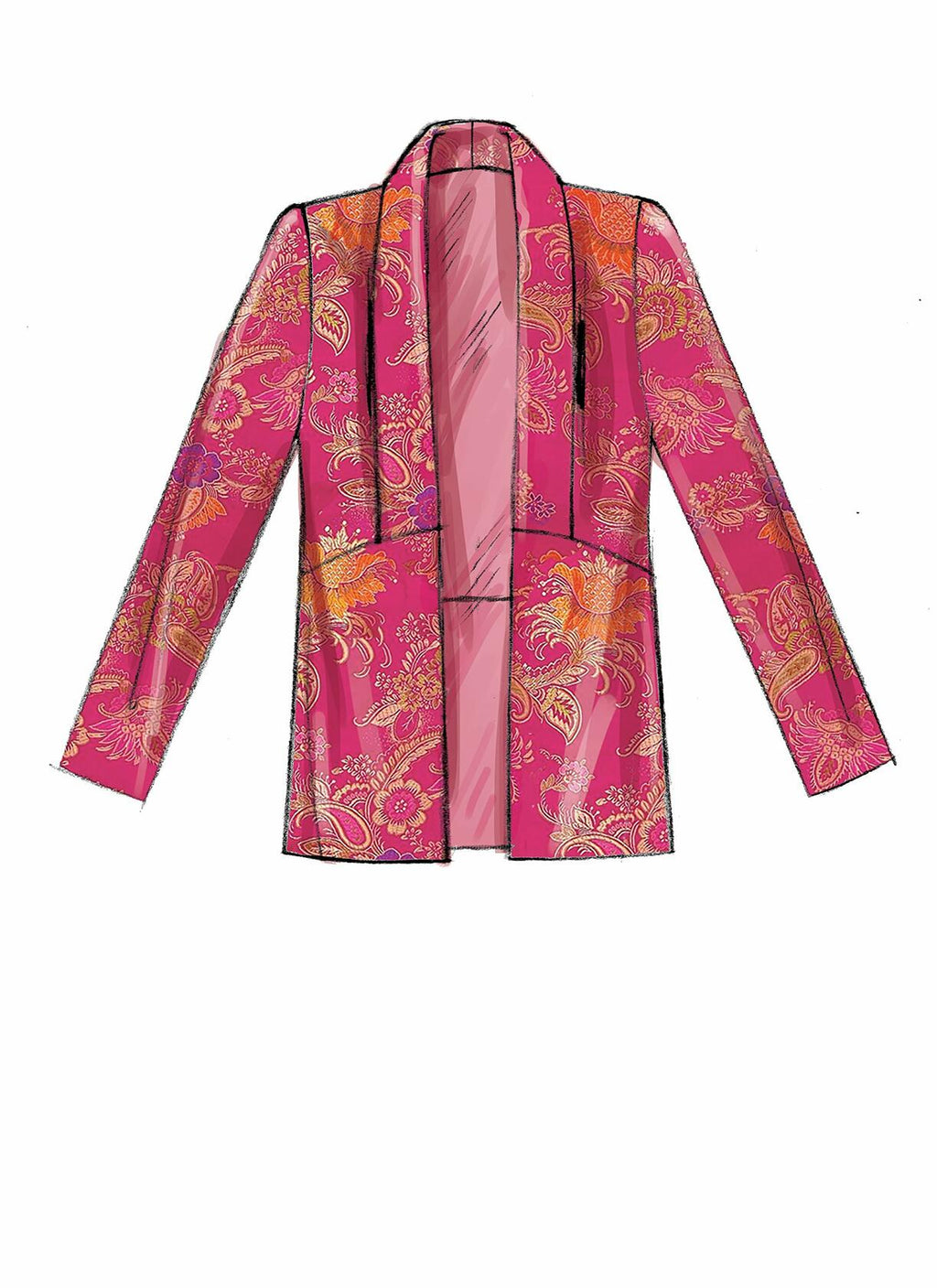 McCall's Patterns Misses' Shawl Collar Vest and Jackets Sewing Pattern, One Size