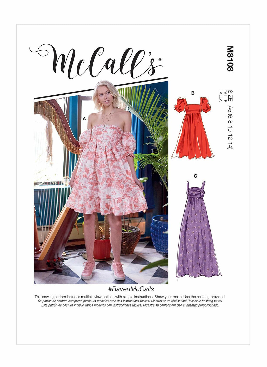 McCall Pattern 16-18-20-2, 16-18-20-22-24..