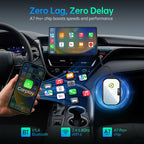 Wireless CarPlay Adapter for Apple iPhone, Converts Factory Wired CarPlay to