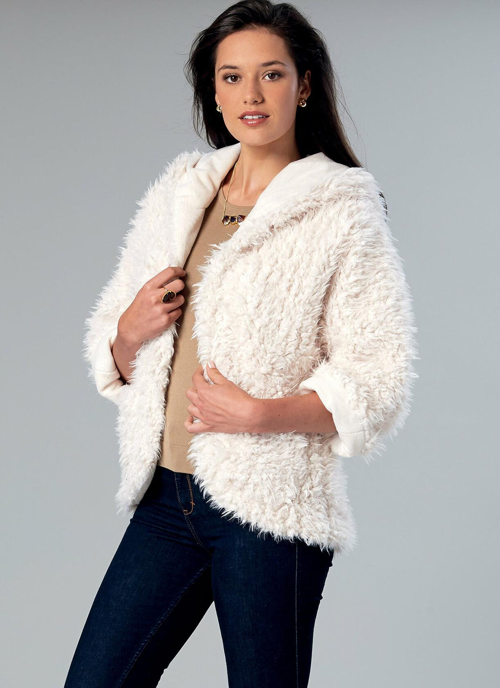McCall Patterns Open-Front Jackets With Shawl Collar And Hood