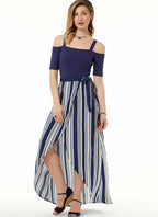 McCall Patterns Misses' Off-The-Shoulder Side Tie Bodysuits and Wrap Skirts