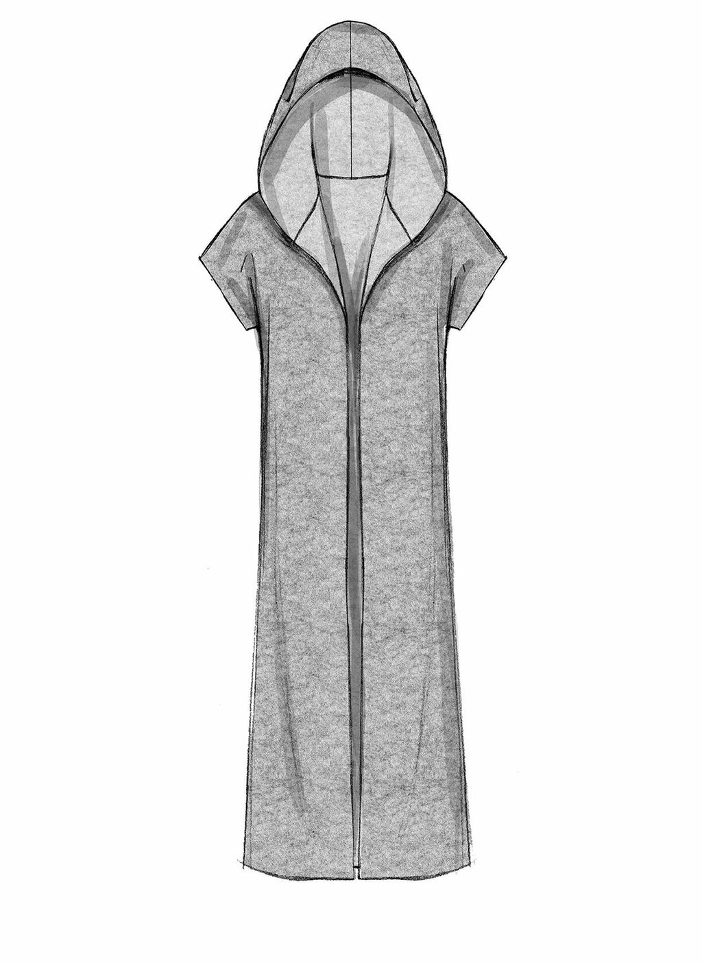 McCall Patterns Open-Front Jackets With Shawl Collar And Hood