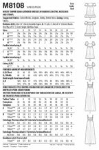 McCall Pattern 16-18-20-2, 16-18-20-22-24..