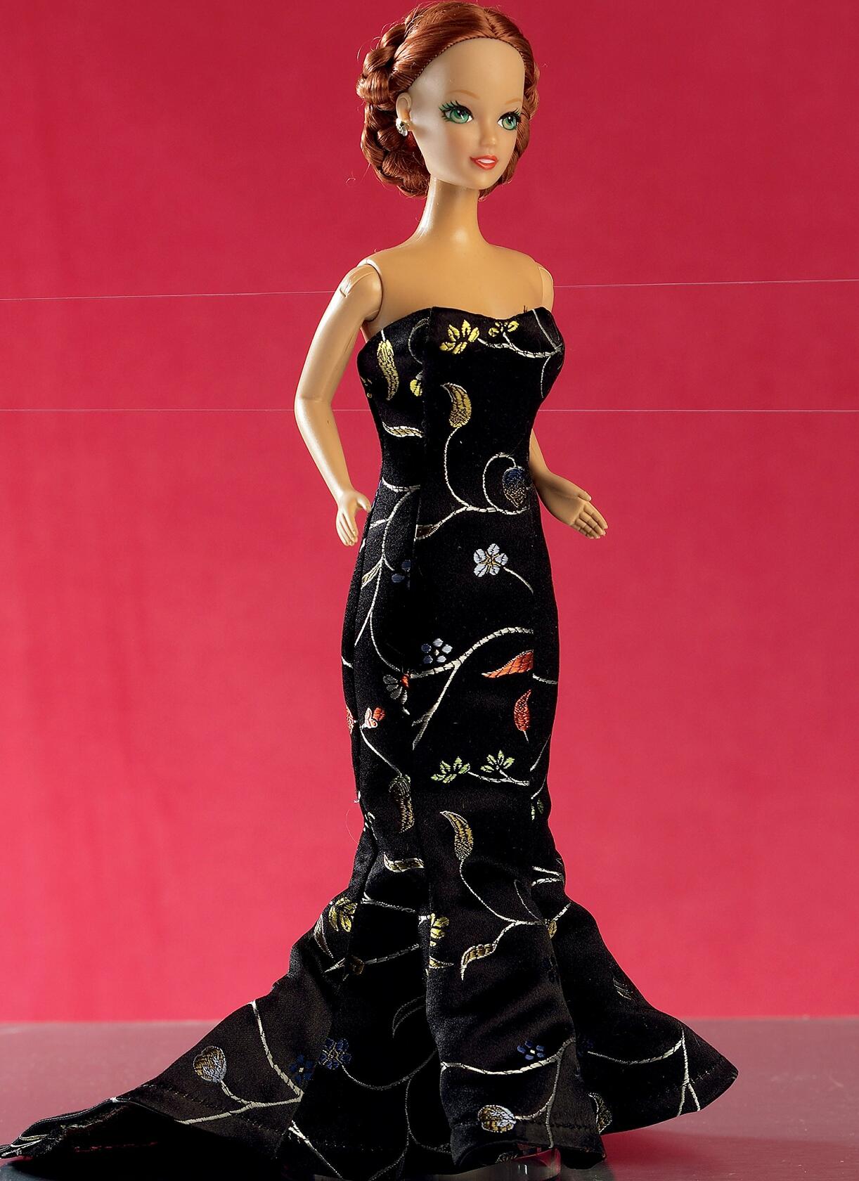 McCall's M7520 Gowns, Stole, Dresses, Coats & Hat for 11.5" Doll Sewing Pattern,