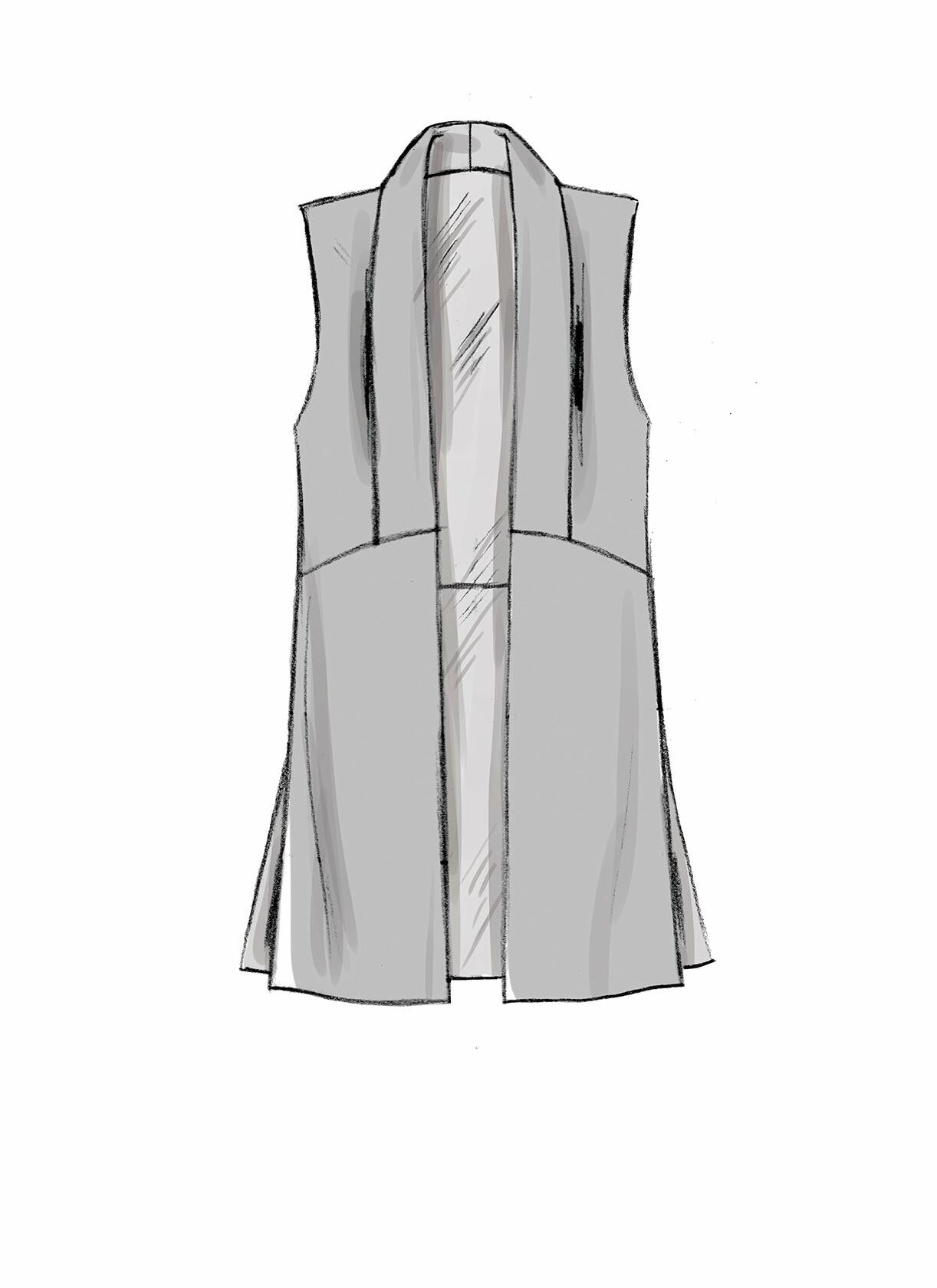 McCall's Patterns Misses' Shawl Collar Vest and Jackets Sewing Pattern, One Size
