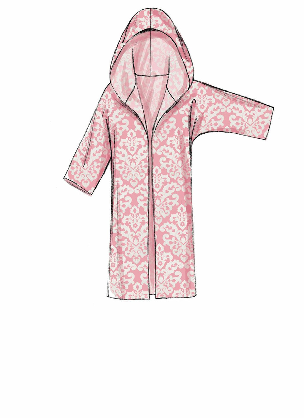 McCall Patterns Open-Front Jackets With Shawl Collar And Hood