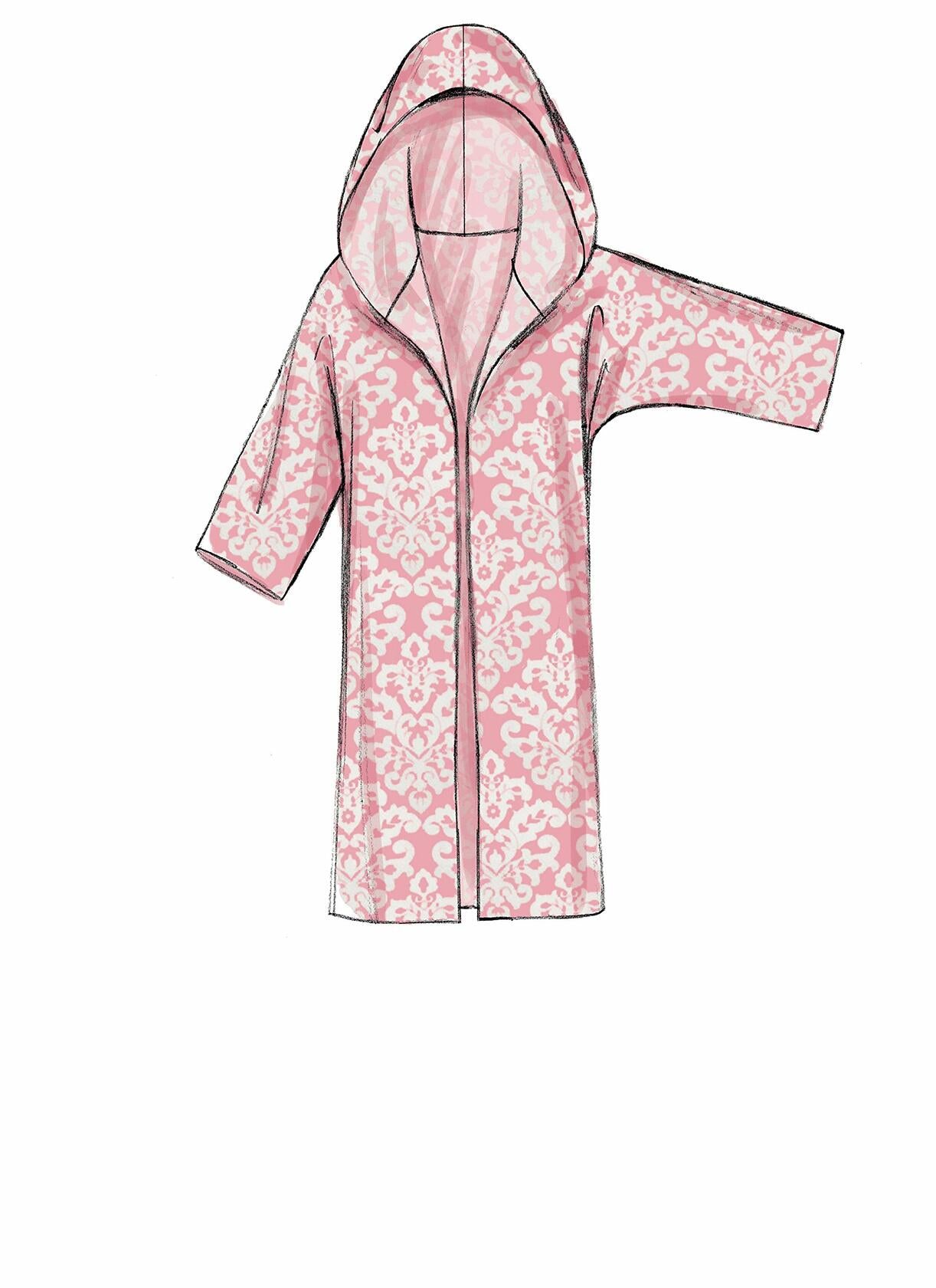 McCall Patterns Open-Front Jackets With Shawl Collar And Hood