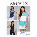 McCall's Misses'/Women's Pullover Tops, 8-10-12-14-16