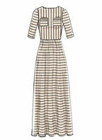 McCall Patterns Pullover, Gathered-Waist Knit Dresses With Sleeve And Hem