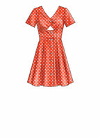 McCall's M7949A5 Petite Women's Keyhole Dress Sewing Patterns, Sizes 6-14
