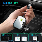 Wireless CarPlay Adapter for Apple iPhone, Converts Factory Wired CarPlay to